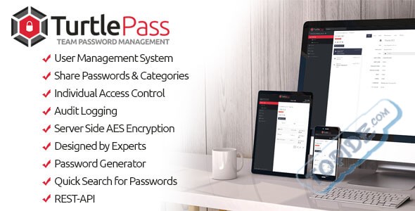 TurtlePass v1.1 – 在线PHP团队密码管理器