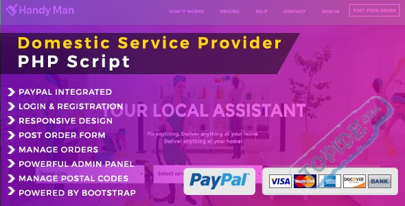 Handyman v4.0 – PHP家政类系统