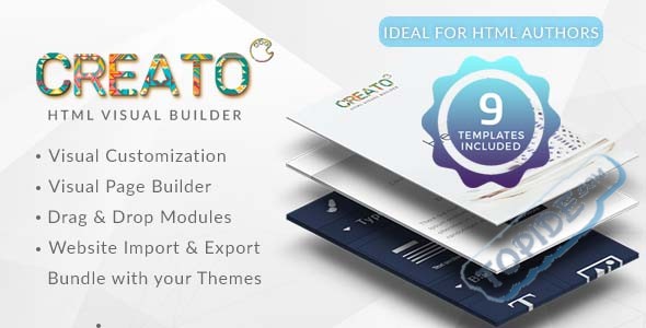 Creato – HTML 页面在线生成器