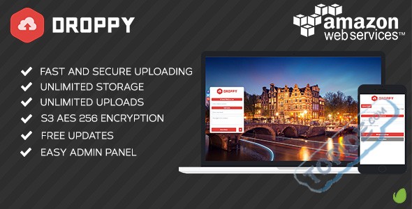 Droppy Amazon S3 – Droppy 第三方存储插件