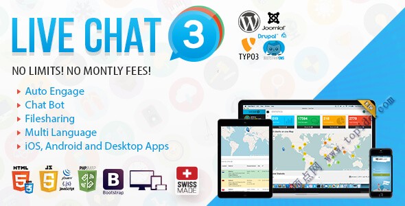 Live Support Chat v3.7 – PHP在线支持系统
