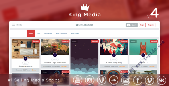 King Media v4.1 – PHP媒体CMS商业破解版 已更新