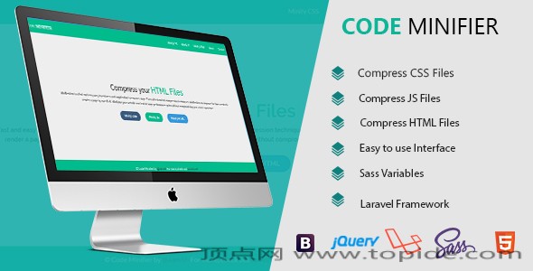 PHP在线压缩 JS CSS HTML代码工具 – Code Minifier