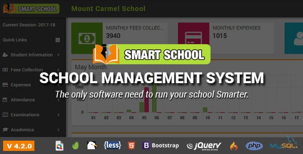 Smart School v4.2 –  PHP学校管理系统