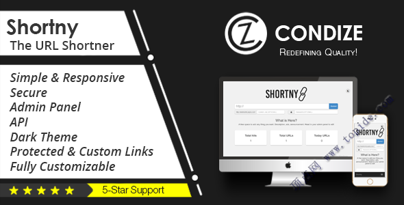 Shortny v2.0.1 – PHP短网址源码