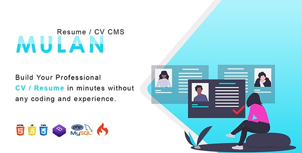 Mulan v1.2 – PHP简历 / CV CMS