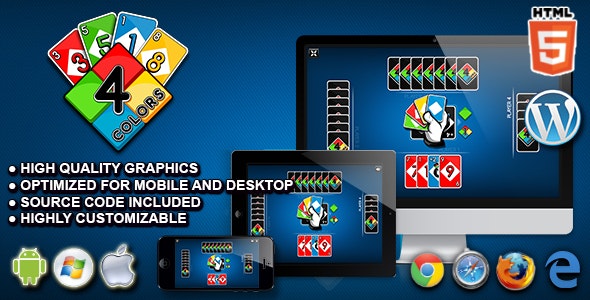 Four Colors – HTML5 卡牌游戏源码