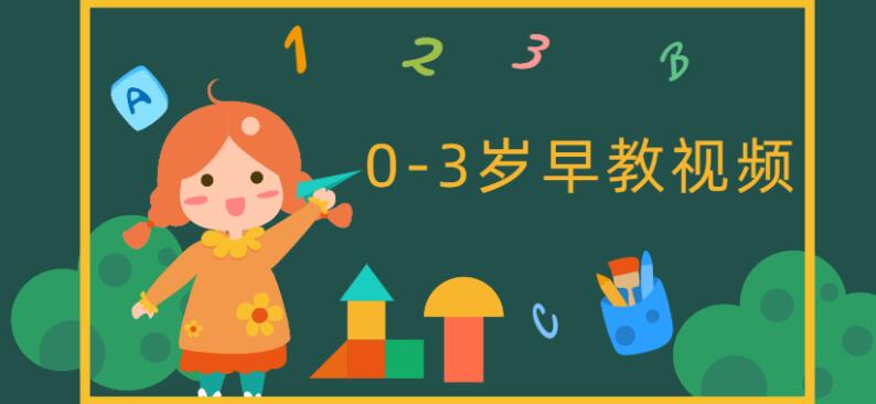 0-3岁早教中心互动游戏96个视频[百度网盘]