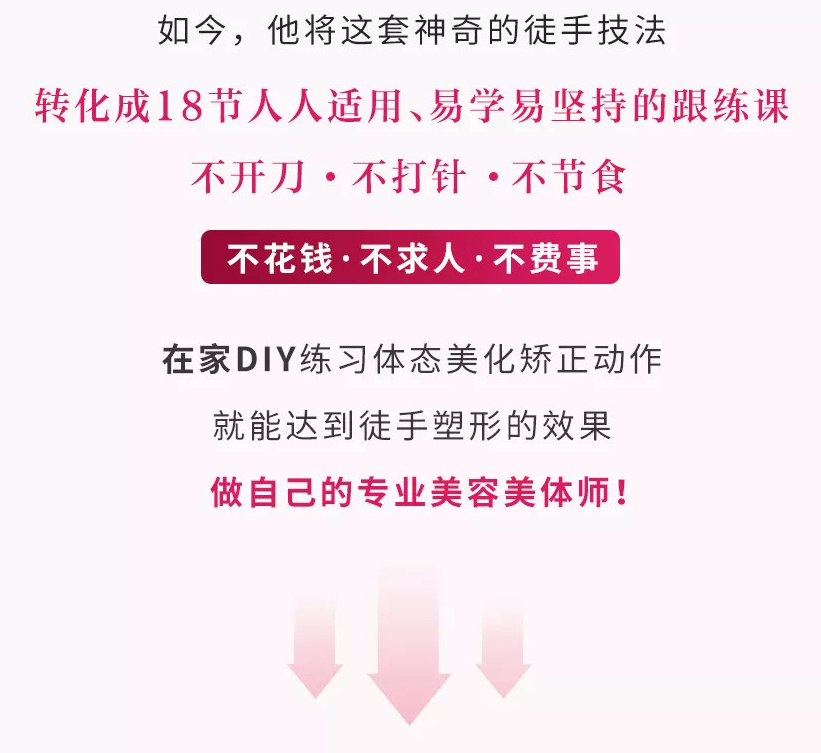 章子怡:小颜瘦身徒手塑形术 完结课程