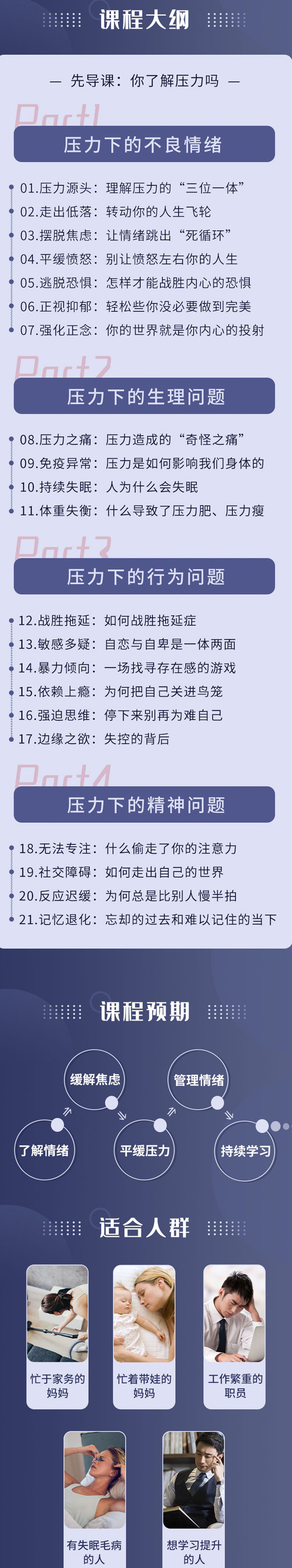 迷茫时代的心灵解压课大纲