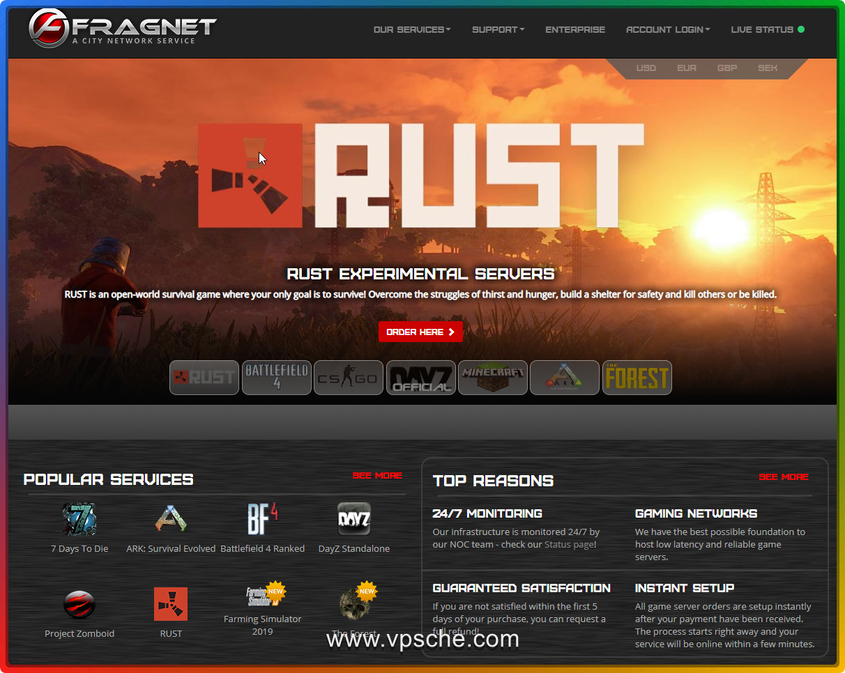 #游戏服务器#fragnet  steam开服推荐 社区服务器 全球30个数据中心