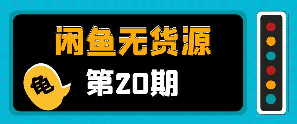 龟课·闲鱼无货源电商课程第20期：闲鱼项目操盘手带你从0到月入20万 