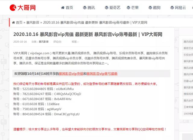 分享一个靠谱的冷门副业，账号共享网项目了解下！
