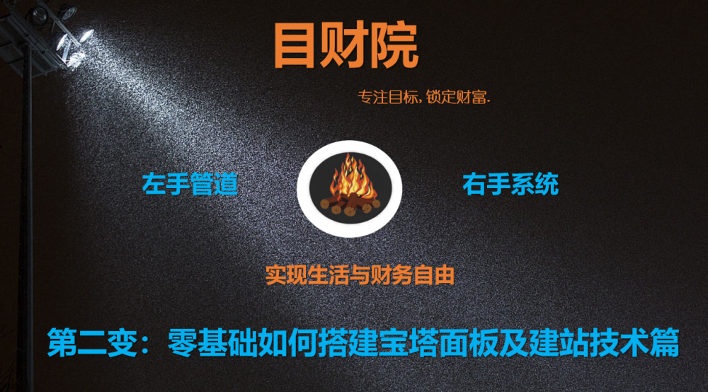 《目财36变》第二变:零基础如何10分钟学会搭建宝塔面板及建站技术篇