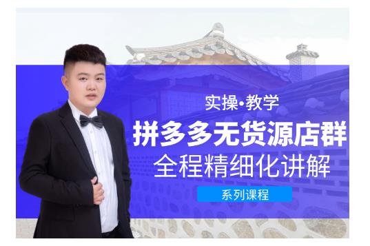 圣淘电商·拼多多无货源店群,零基础也能快速上手拼多多店群