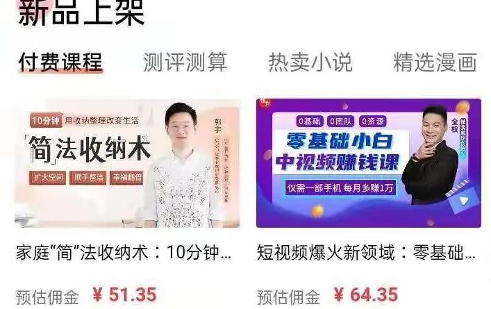 新手可操作项目,课程分销,如何月入200+?
