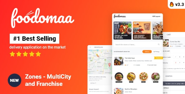 Foodomaa v3.0 – 多餐厅点餐、餐厅管理和配送应用