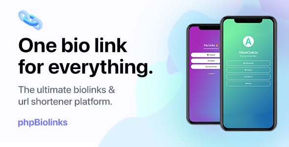 BioLinks v21.0.0 – 签名链接, 短网址 & 二维码生成器 (SAAS版)