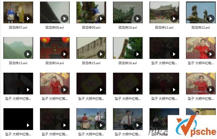 [有声读物]坠子经典唱段合集754个视频+1001个音频[MP4/MP3/114GB]百度云下载