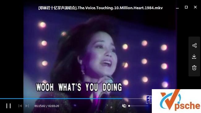 [演唱会]1984年《邓丽君十亿掌声演唱会高清视频》[MKV/2.37GB]百度云下载