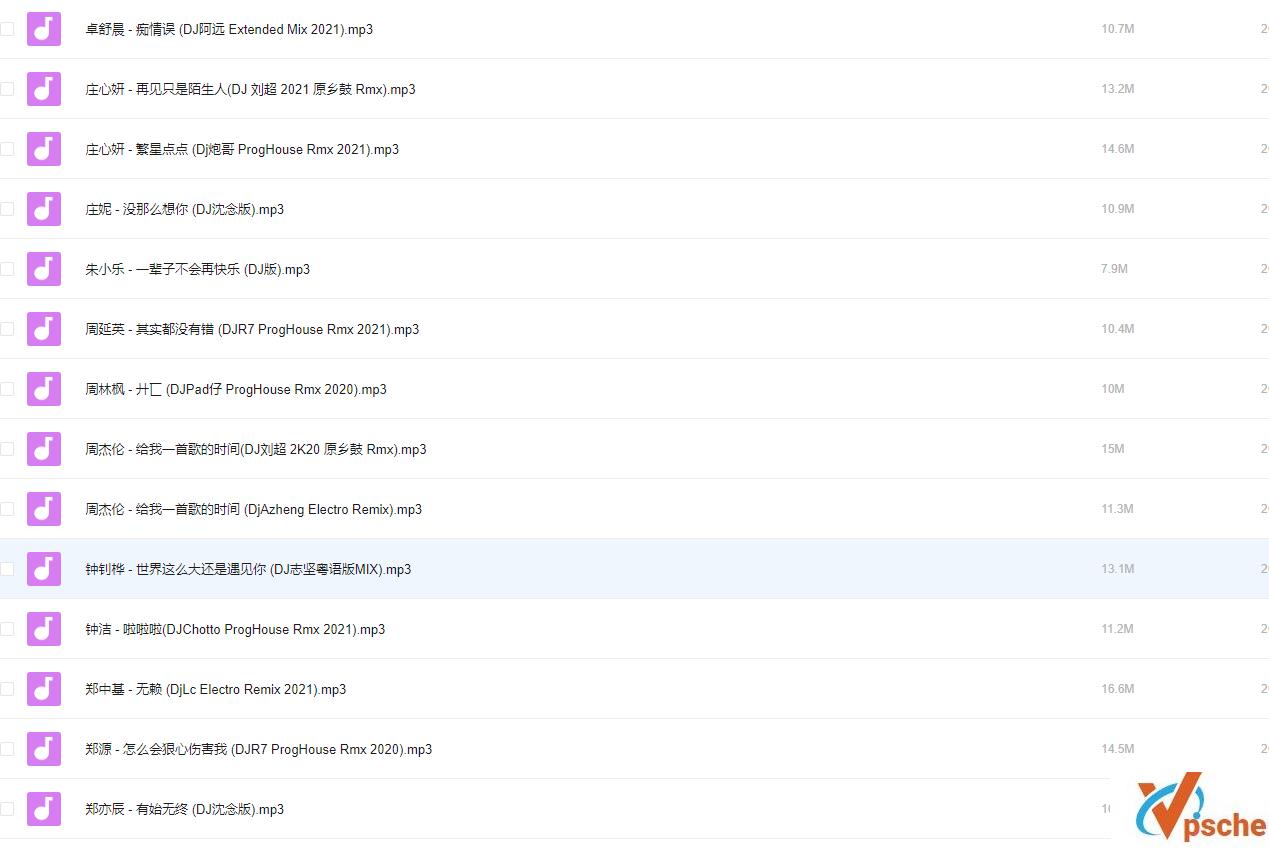 [dj音乐]2020-2021年最流行的dj舞曲音乐打包下载 （1371首）
