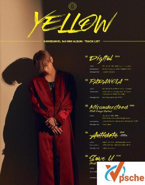 [MP3下载][专辑]姜丹尼尔《YELLOW》高品质MP3-320K/百度云