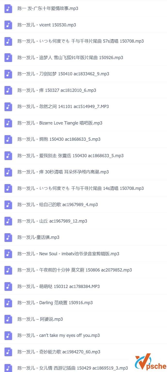 陈一发儿的一些收集