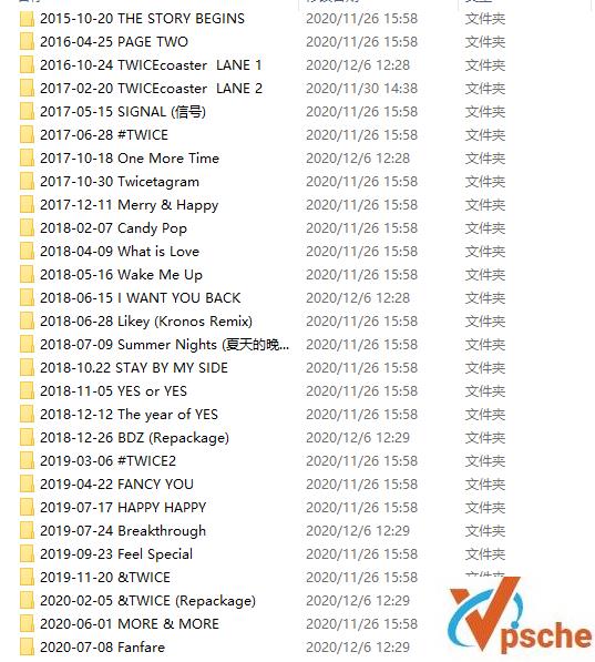 [MP3下载]韩国女团TWICE音乐合集共28张专辑+EP碟320K/MP3下载