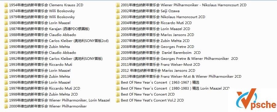维也纳新年音乐会35张专辑53CD合辑 320K/MP3百度音乐下载