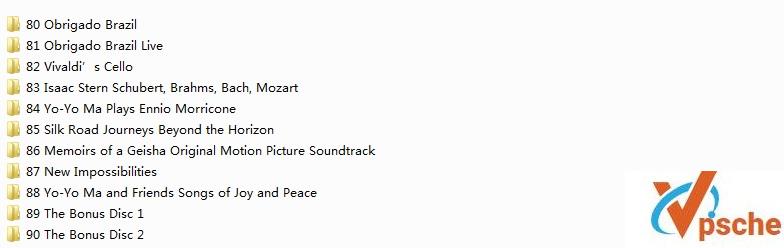 [MP3下载]美籍华人大提琴家马友友90张专辑合辑320K MP3百度云下载