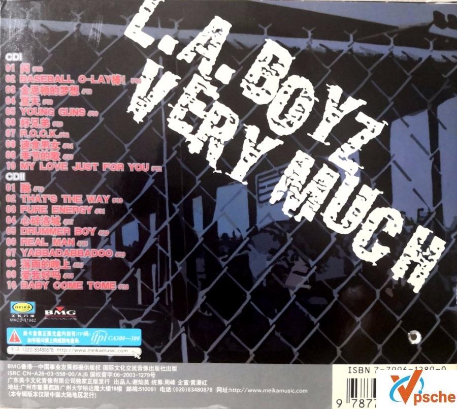[MP3下载]L.A.BOYZ洛城三兄弟《VERY MUCH全纪录唯一精选》320K MP3百度云下载