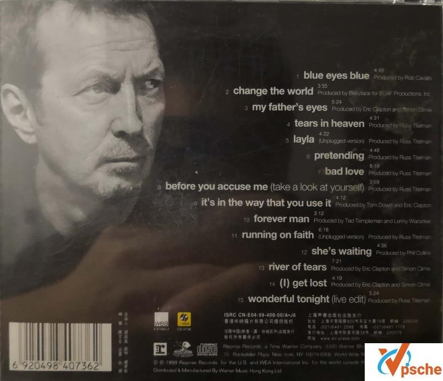 吉他之神克莱普顿Clapton Chronicles《The Best of Eric Clapton》 精选集320k mp3百度云下载