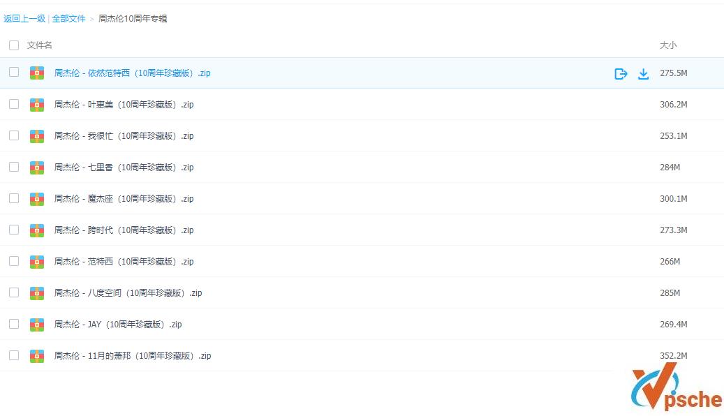 [无损音乐]周杰伦10年珍藏专辑 无损音乐FLAC 百度云下载