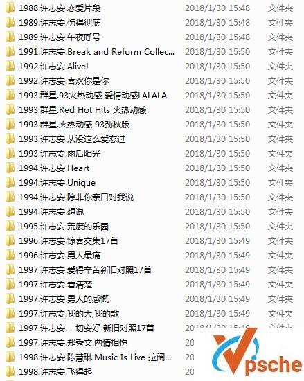 [无损音乐]许志安音乐合集共73专辑88CD无损分轨+整轨FLAC+MP3百度云