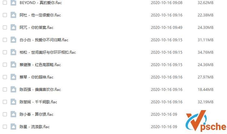 [无损音乐]经典华语歌曲合集《一人一首成名曲》135首无损FLAC版下载