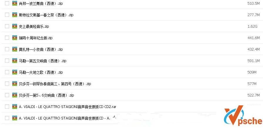 [无损音乐][古典音乐][柴可夫斯基+贝多芬+莫扎特+肖邦CD合集][百度云]