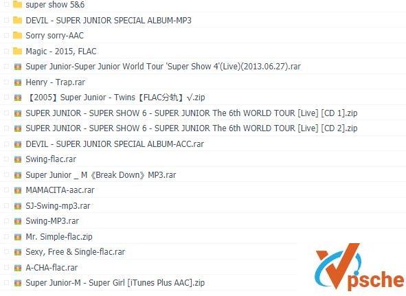 [无损音乐][SUPER JUNIOR音乐合集][全15专辑+LIVE精选集][百度云下载]
