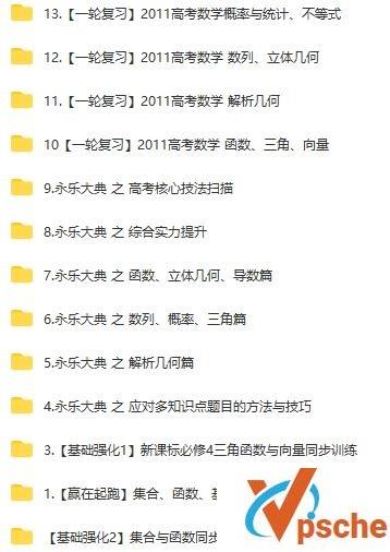 [高中数学][李永乐高中数学视频][24.5G]