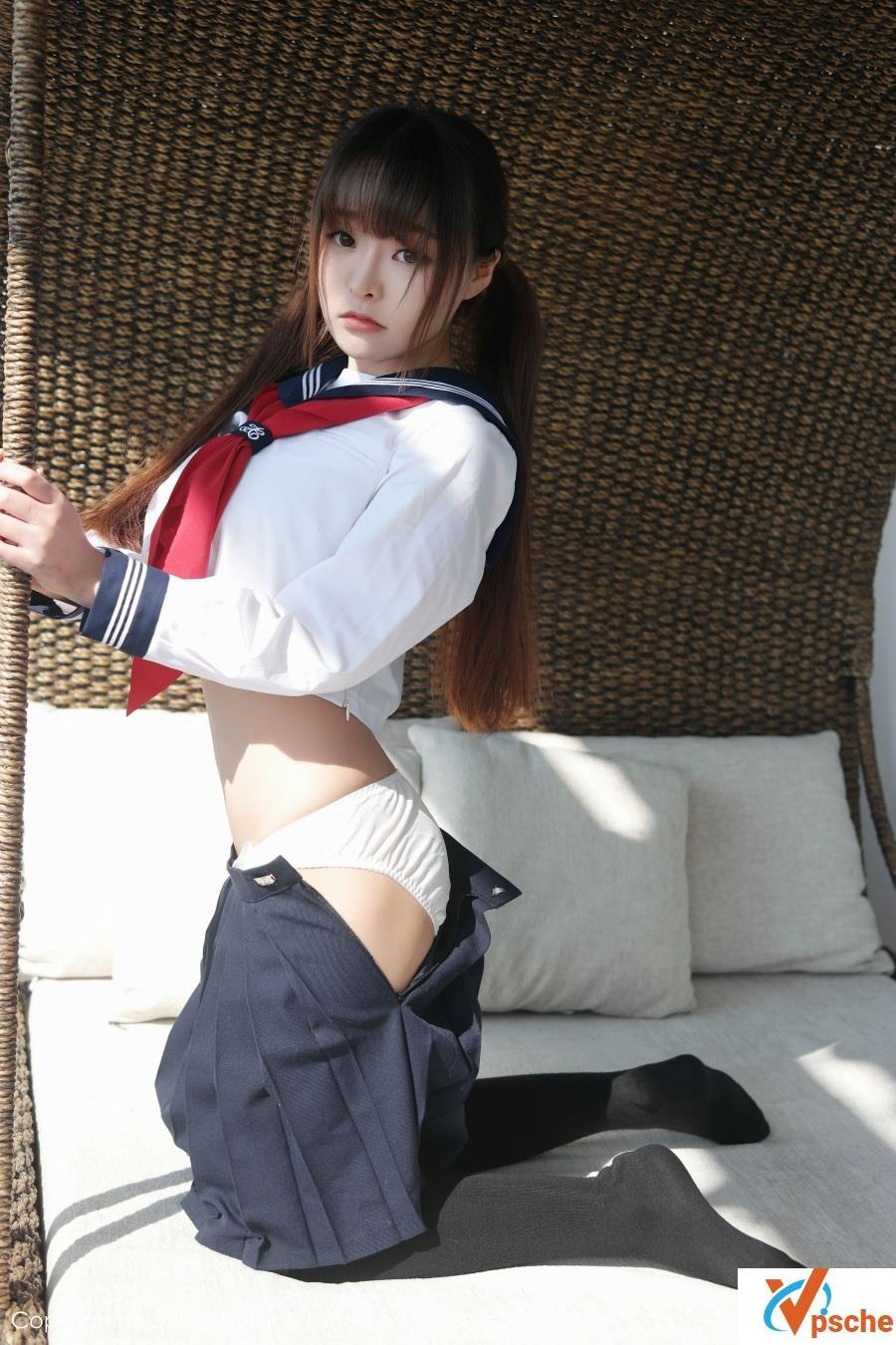 【模范学院】编号0001：柳侑绮Sevenbaby《大理旅拍》水手服诱惑少女