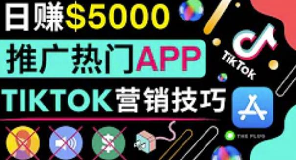 无需露脸,无需录音,无需投资,轻松上传短视频,利用TIKTOK赚钱,最高日入5000美元