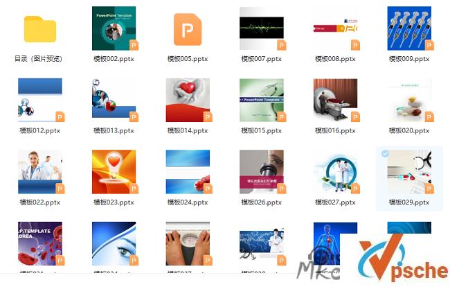 [PPT模板]医疗护士PPT模板60套合集[PPT/PPTX/70MB]百度云下载