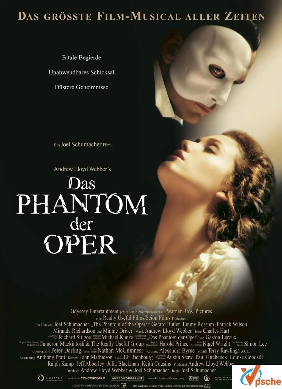 【歌剧魅影】[剧情 / 爱情 / 惊悚][杰拉德·巴特勒 / 埃米·罗森 / 帕特里克·威尔森 / 米兰达·理查森][国英双语中字][MKV/1.27G]