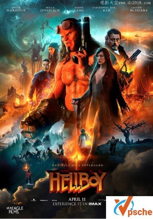 [欧美电影]2019美国动作片《地狱男爵：血皇后崛起》HD韩版中英双字下载