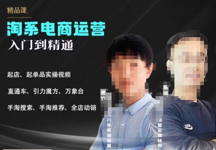 2023手淘搜索实操课+体系化课程,起店起单品实操视频课程