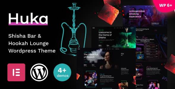 Huka v1.02 – 水烟酒吧和水烟酒廊 WordPress 主题