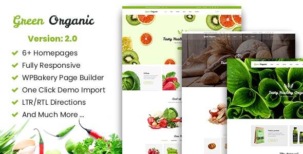 Green Organic v2.30 -有机商店&烘焙主题