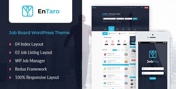 Entaro v3.26 -工作门户WordPress主题