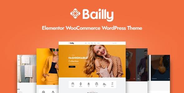 Bailly v1.1.0 - Elementor WooCommerce WordPress主题