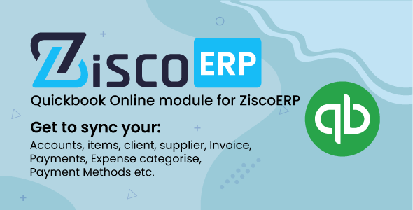 Quickbook Ziscor ERP同步模块 v1.0.1