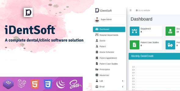 iDentSoft v1.2.0 -牙科/诊所软件解决方案